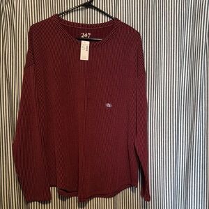 Maurice’s Women's Burgundy 24/7 Tee
